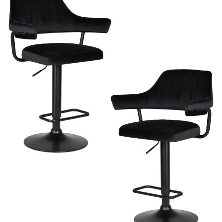 Набор 2 шт Стул барный DOBRIN CHARLY BLACK