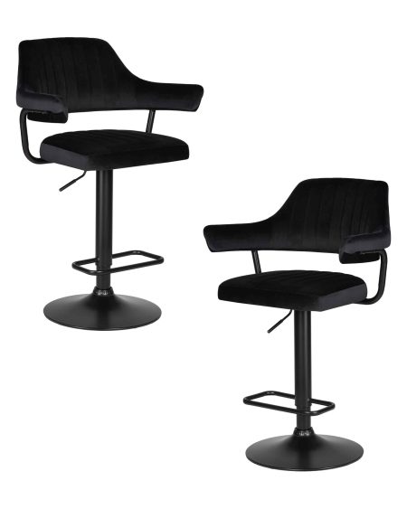 Набор 2 шт Стул барный DOBRIN CHARLY BLACK