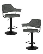 Набор 2 шт Стул барный DOBRIN CHARLY BLACK