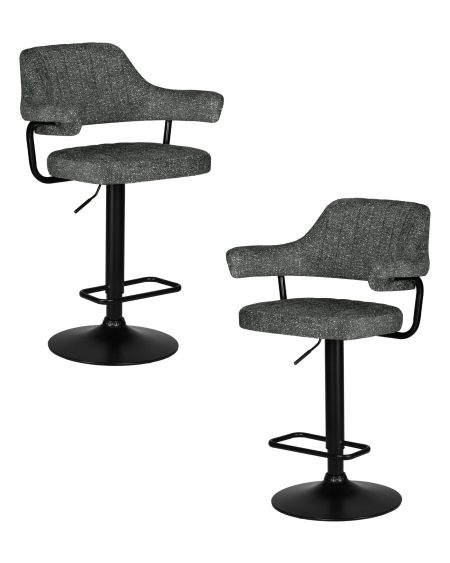 Набор 2 шт Стул барный DOBRIN CHARLY BLACK