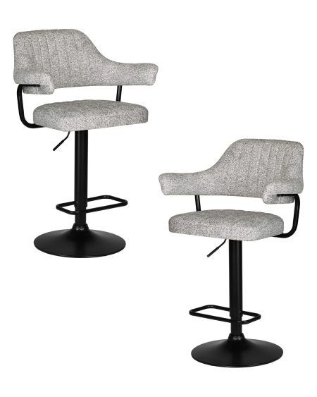 Набор 2 шт Стул барный DOBRIN CHARLY BLACK