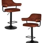 Набор 2 шт Стул барный DOBRIN CHARLY BLACK