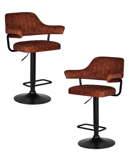 Набор 2 шт Стул барный DOBRIN CHARLY BLACK