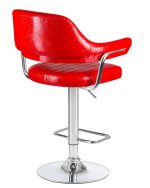Набор 2 шт Стул барный DOBRIN CHARLY, красный крокодил — изображение 5
