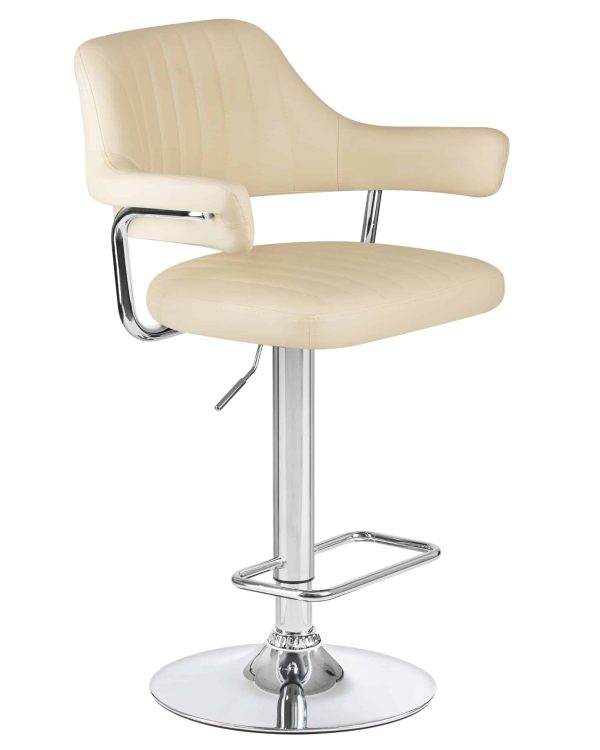 Набор 2 шт Стул барный DOBRIN CHARLY, кремовый — изображение 3