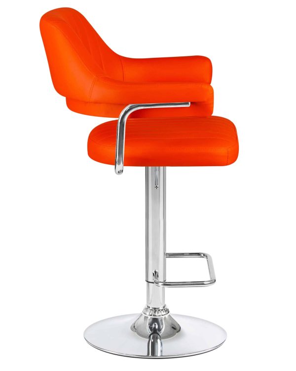 Набор 2 шт Стул барный DOBRIN CHARLY, оранжевый — изображение 4