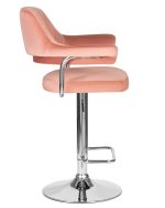 Набор 2 шт Стул барный DOBRIN CHARLY, пудрово-розовый велюр (MJ9-32) — изображение 4