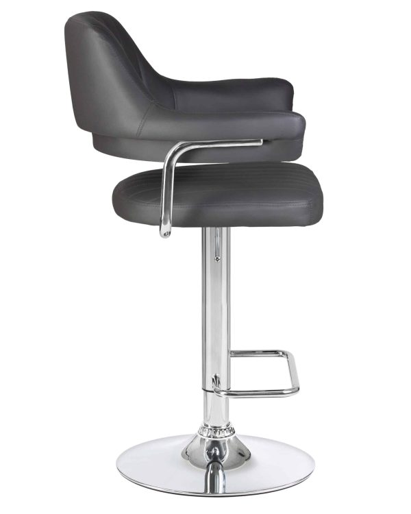 Набор 2 шт Стул барный DOBRIN CHARLY, серый — изображение 4