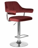 Набор 2 шт Стул барный DOBRIN CHARLY, винный велюр (MJ9-35) — изображение 3