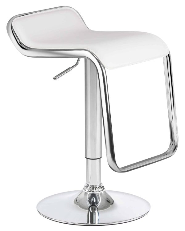 Набор 2 шт Стул барный DOBRIN CRACK, белый — изображение 3