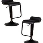Набор 2 шт Стул барный DOBRIN CRACK BLACK