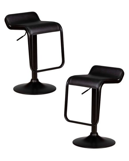 Набор 2 шт Стул барный DOBRIN CRACK BLACK