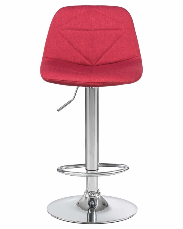 Набор 2 шт Стул барный DOBRIN DINA, бордовый — изображение 5
