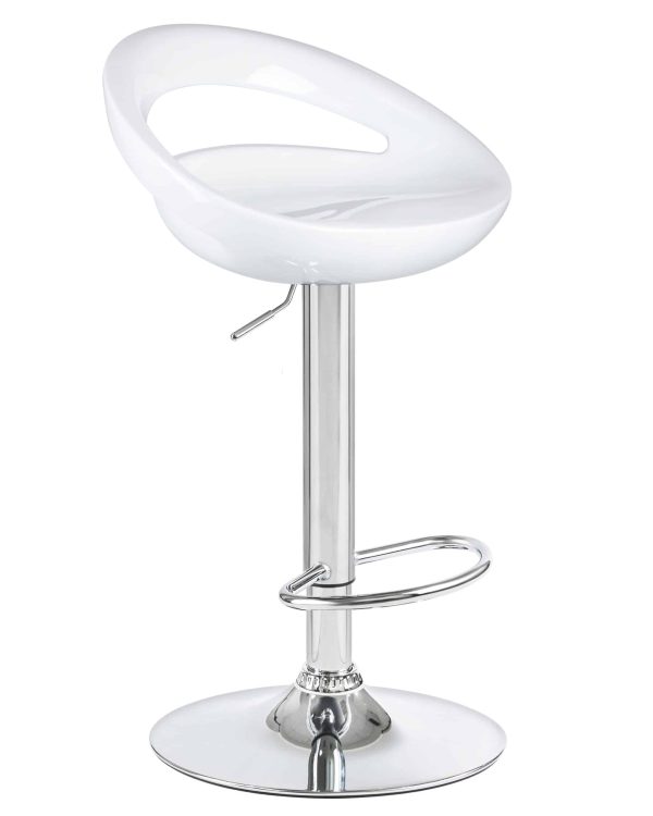 Набор 2 шт Стул барный DOBRIN DISCO, белый — изображение 3