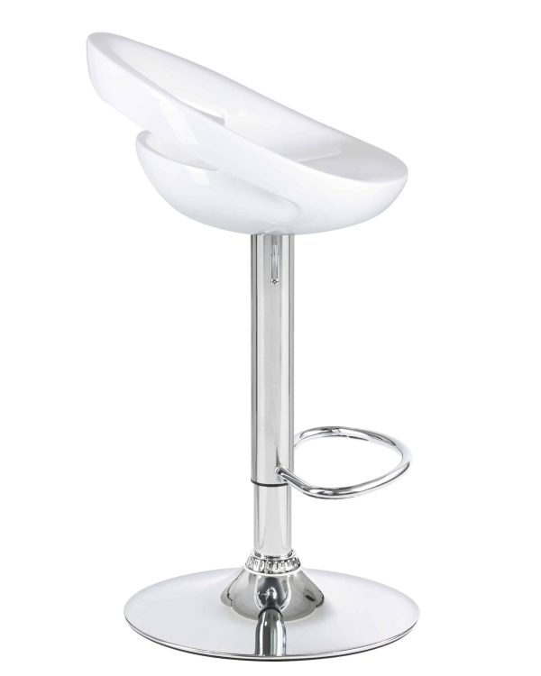 Набор 2 шт Стул барный DOBRIN DISCO, белый — изображение 4