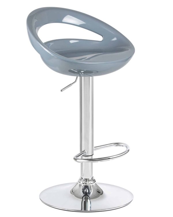Набор 2 шт Стул барный DOBRIN DISCO, серый — изображение 3