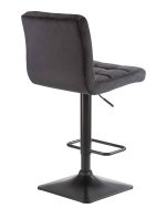 Набор 2 шт Стул барный DOBRIN DOMINIC, черный велюр (MJ9-101) — изображение 5