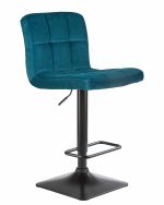 Набор 2 шт Стул барный DOBRIN DOMINIC, морской волны велюр (MJ9-99) — изображение 3