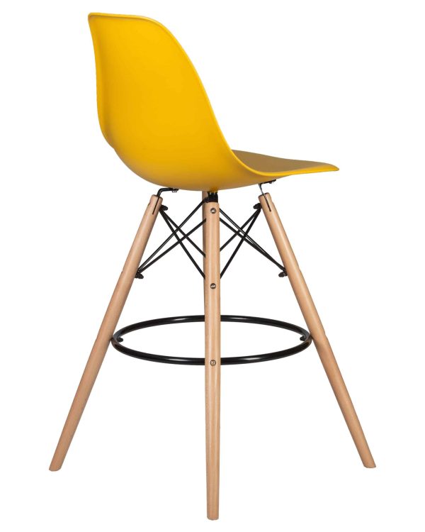 Набор 2 шт Стул барный DOBRIN DSW BAR, ножки светлый бук, цвет горчичный (Y-03) — изображение 5