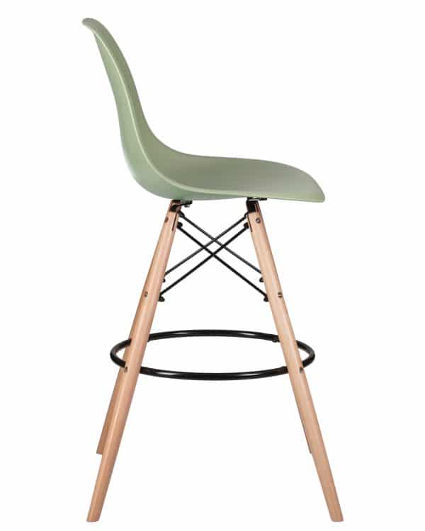 Набор 2 шт Стул барный DOBRIN DSW BAR, ножки светлый бук, цвет мятный (NX-G-09) — изображение 4