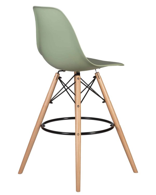 Набор 2 шт Стул барный DOBRIN DSW BAR, ножки светлый бук, цвет мятный (NX-G-09) — изображение 5