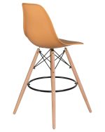 Набор 2 шт Стул барный DOBRIN DSW BAR, ножки светлый бук, цвет персиковый (NX-Y-06) — изображение 5