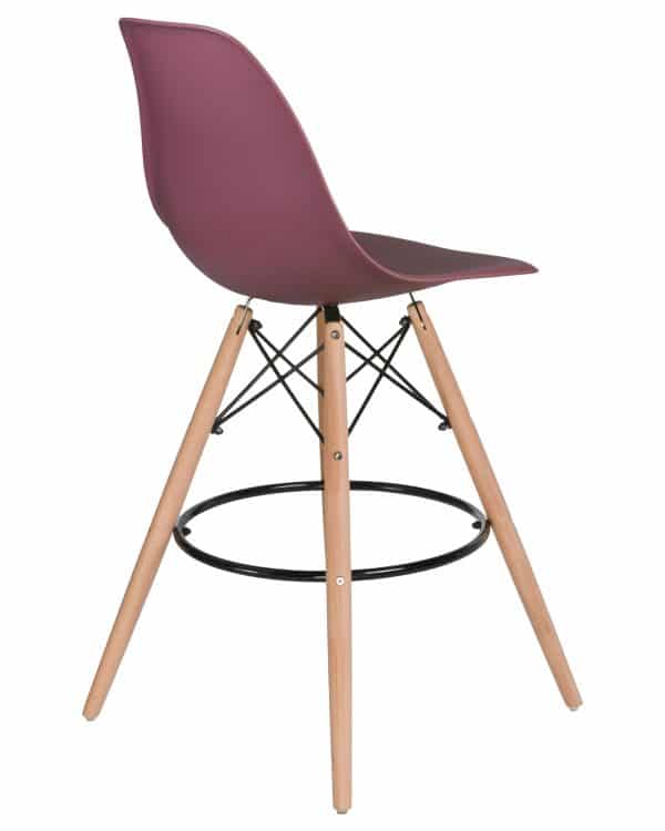 Набор 2 шт Стул барный DOBRIN DSW BAR, ножки светлый бук, цвет пыльная роза (NX-P-11) — изображение 5