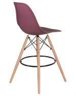 Набор 2 шт Стул барный DOBRIN DSW BAR, ножки светлый бук, цвет пыльная роза (NX-P-11) — изображение 5