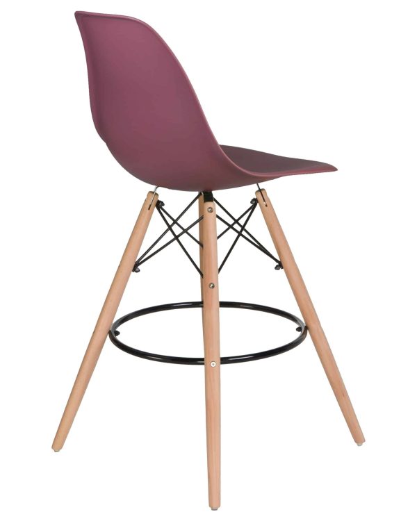 Набор 2 шт Стул барный DOBRIN DSW BAR, ножки светлый бук, цвет пыльная роза (NX-P-11) — изображение 5