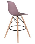 Набор 2 шт Стул барный DOBRIN DSW BAR, ножки светлый бук, цвет сиреневый (P-04) — изображение 5