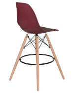 Набор 2 шт Стул барный DOBRIN DSW BAR, ножки светлый бук, цвет сливовый (R-13) — изображение 5