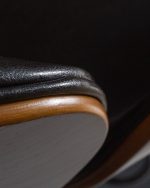 Набор 2 шт Стул барный DOBRIN JACK BLACK, цвет черный глянец PU ABD 002 — изображение 3