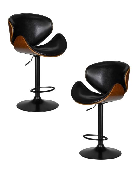 Набор 2 шт Стул барный DOBRIN JACK BLACK