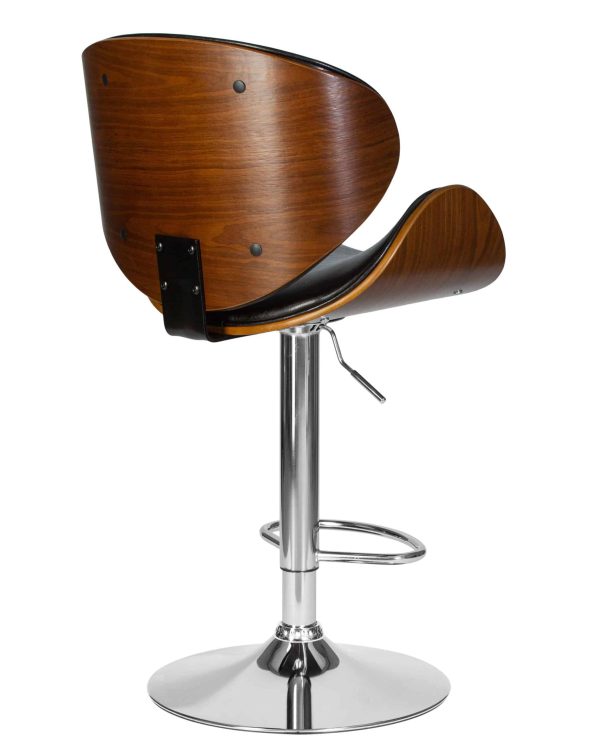 Набор 2 шт Стул барный DOBRIN JACK, цвет черный глянец PU ABD 002 — изображение 5