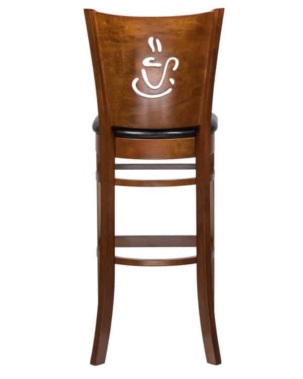 Набор 2 шт Стул барный DOBRIN JERRY BAR, шоколад, чёрный — изображение 4