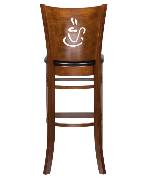 Набор 2 шт Стул барный DOBRIN JERRY BAR, шоколад, чёрный — изображение 4