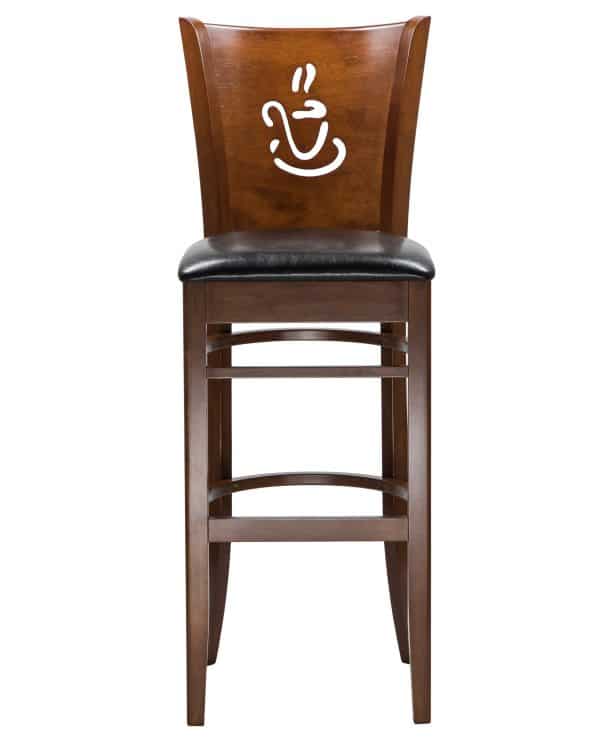 Набор 2 шт Стул барный DOBRIN JERRY BAR, шоколад, чёрный — изображение 5