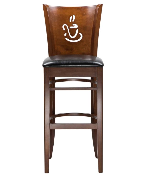 Набор 2 шт Стул барный DOBRIN JERRY BAR, шоколад, чёрный — изображение 5