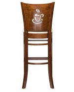 Набор 2 шт Стул барный DOBRIN JERRY BAR, шоколад, кремовый — изображение 4