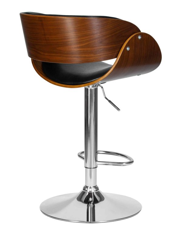 Набор 2 шт Стул барный DOBRIN JOHN, цвет сиденья черный глянец PU ABD 002 — изображение 5