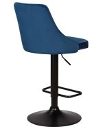 Набор 2 шт Стул барный DOBRIN JOSEPH BLACK, синий велюр (MJ9-117) — изображение 4