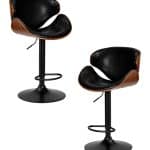 Набор 2 шт Стул барный DOBRIN KARTER BLACK