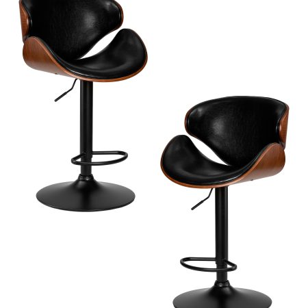 Набор 2 шт Стул барный DOBRIN KARTER BLACK