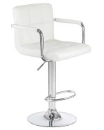 Набор 2 шт Стул барный DOBRIN KRUGER ARM, белый — изображение 3