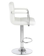 Набор 2 шт Стул барный DOBRIN KRUGER ARM, белый — изображение 4