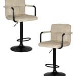 Набор 2 шт Стул барный DOBRIN KRUGER ARM BLACK