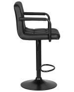 Набор 2 шт Стул барный DOBRIN KRUGER ARM BLACK, черный — изображение 4