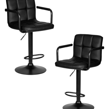 Набор 2 шт Стул барный DOBRIN KRUGER ARM BLACK