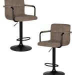 Набор 2 шт Стул барный DOBRIN KRUGER ARM BLACK