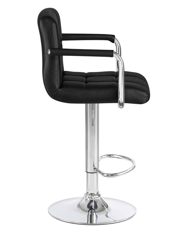 Набор 2 шт Стул барный DOBRIN KRUGER ARM, чёрный — изображение 4